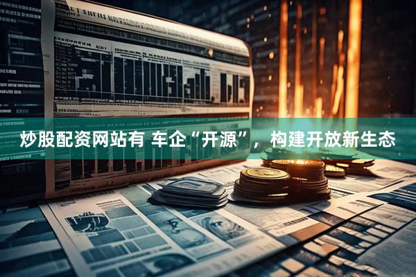炒股配资网站有 车企“开源”，构建开放新生态
